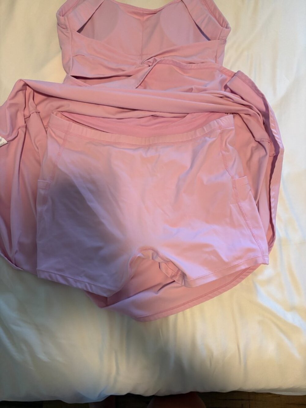 Halara Pink Easy Peezy Active Dress – Size Medium - Picture 4 of 5
